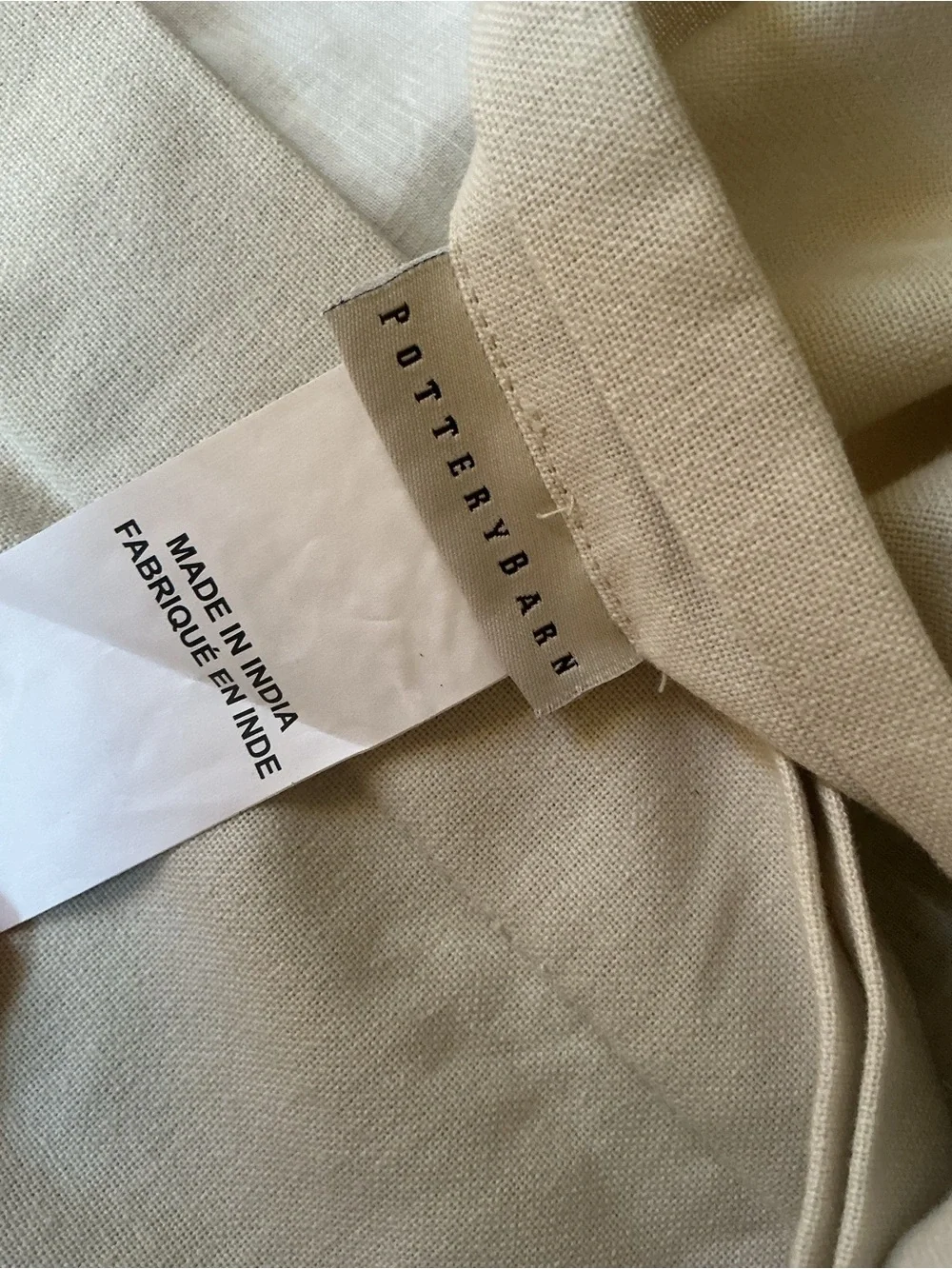 Pottery barn bird & Nest Decorative embroidered throwPillow Cover Neutral Browns